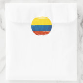 Colores de Colombia Ronde Sticker (Tas)