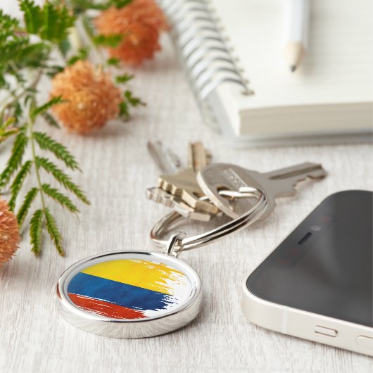 Colores de Colombia Sleutelhanger (Zijkant)
