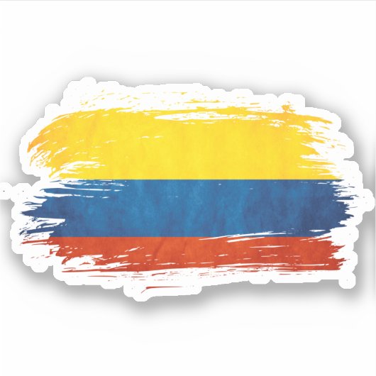 Colores de Colombia Sticker (Voorkant)