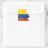 Colores de Colombia Vierkante Sticker (Tas)