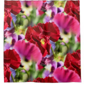 Coloreuze paniekjes douchegordijn (Voorkant)