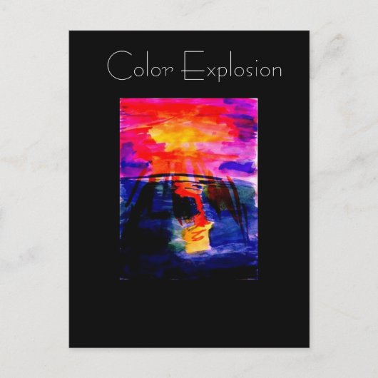 ColorExposion ArtPostCard Briefkaart (Voorkant)