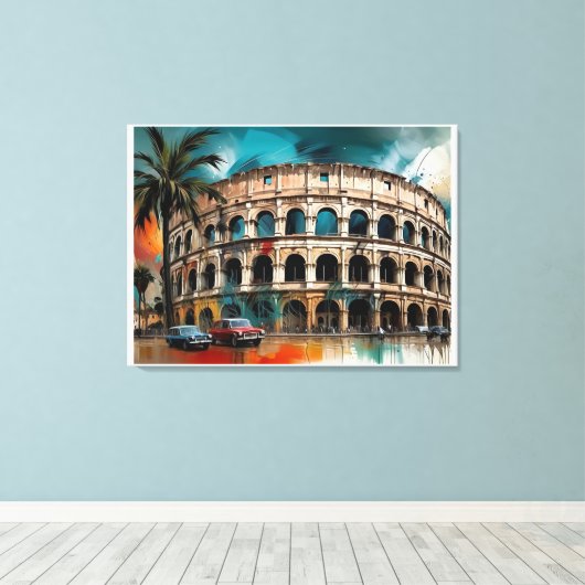 colorflux canvas afdruk (Insitu (Houten vloer))