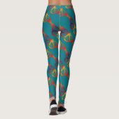 Colorfly Butterfly Silhouette Leggings (Achterkant)