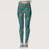 Colorfly Butterfly Silhouette Leggings (Voorkant)