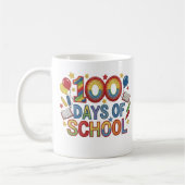 Colorful 100 Days of School Koffiemok (Links)