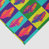 Colorful 1960 Cadillac Luxury Pop Art Tissuepapier (Detail)
