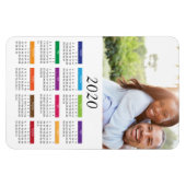 Colorful 2020 - Aangepast fotokalender Magneet (Horizontaal)