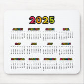 Colorful 2023-kalender muismat (Voorkant)