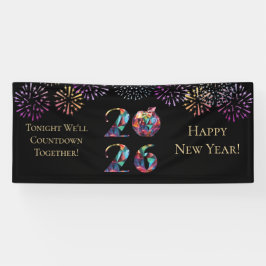 Colorful 2026 New Years Eve Party- Spandoek
