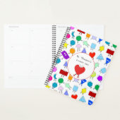 Colorful 2D & 3D Geometric Shapes Teacher Gift Planner (Display)