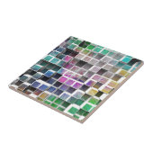 Colorful 3D Cubes 1 Tegeltje (Zijkant)