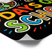 Colorful 67 Days Of School Clroom Learning Celebra Poster (Hoek)