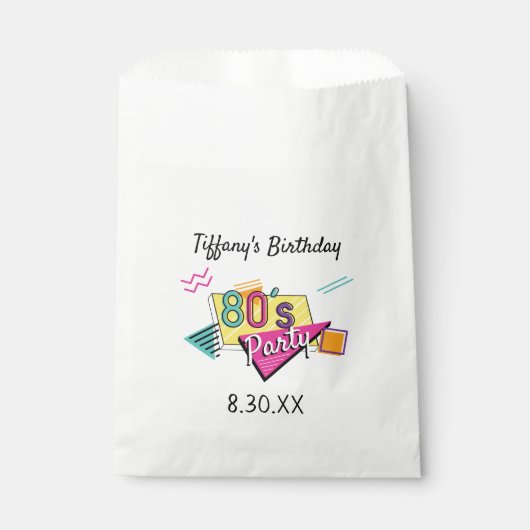 Colorful 80-partij bedankzakje (Voorkant)