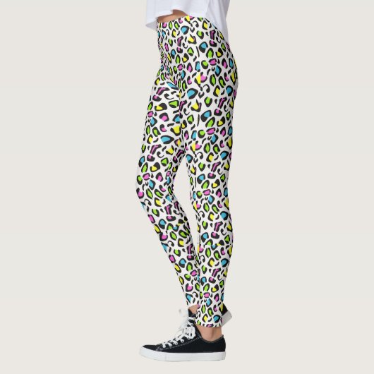 Colorful 80s Cheetah Print Leggings (Links)