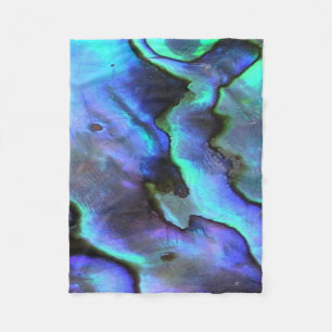 Colorful Abalone Seashell, prachtige Natuur Fleece Deken