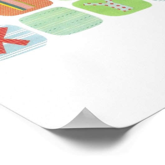 Colorful ABC Canvas Poster (Hoek)