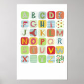 Colorful ABC Canvas Poster (Voorkant)