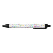 Colorful ABC Rainbow Crayons Kind handschrift Zwarte Inkt Pen (Bodem)