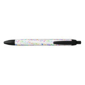 Colorful ABC Rainbow Crayons Kind handschrift Zwarte Inkt Pen (Achterkant)