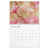 Colorful Abstract Alcohol Ink Art Agenda Kalender (Feb 2026)
