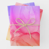 Colorful Abstract Alcohol Ink Art Inpakpapier Vel (In situ)