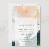 Colorful Abstract All-in-One Weddenschap Kaart (Voorkant)