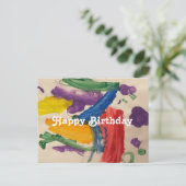 Colorful Abstract Art-2 Postcard Briefkaart (Staand voorkant)