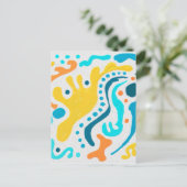 Colorful Abstract Art Briefkaart (Staand voorkant)