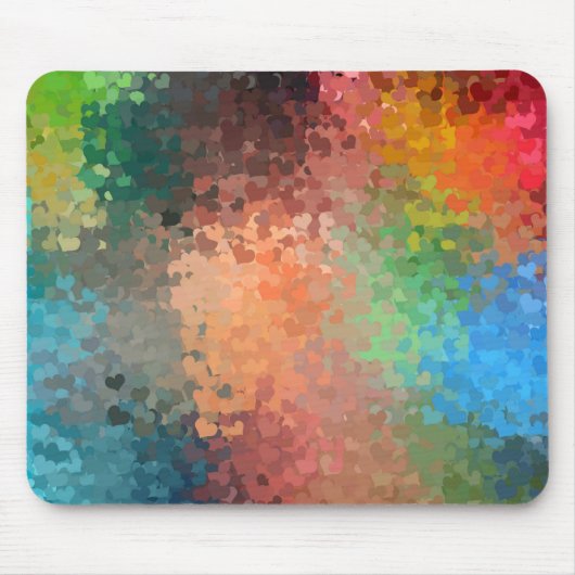 Colorful Abstract Art Elegant Trendy Sjabloon Muismat (Voorkant)