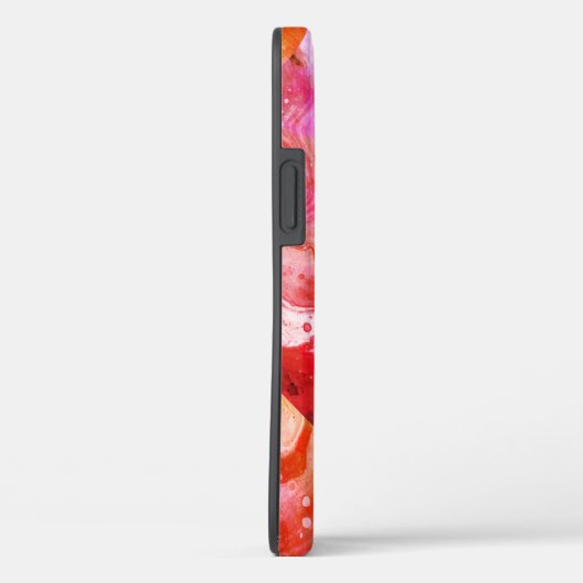Colorful Abstract Art Hoesje-Mate iPhone Case (Achterkant / Rechts)