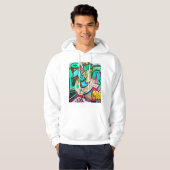 Colorful Abstract Art Hoodie (Voorkant volledig)