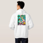 Colorful Abstract Art Hoodie (Achterkant volledig)