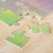 Colorful Abstract Art Jigzaag Puzzle Legpuzzel (Zijkant)