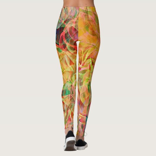 Colorful Abstract Art-Leggings Leggings (Achterkant)