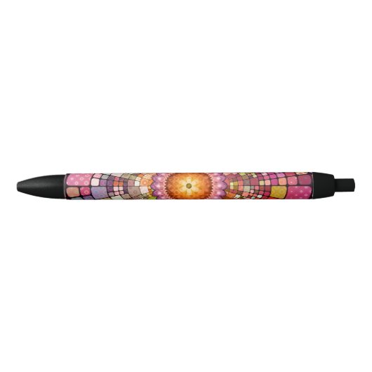 Colorful Abstract Art Mandala Mosaic Pen (Voorkant)