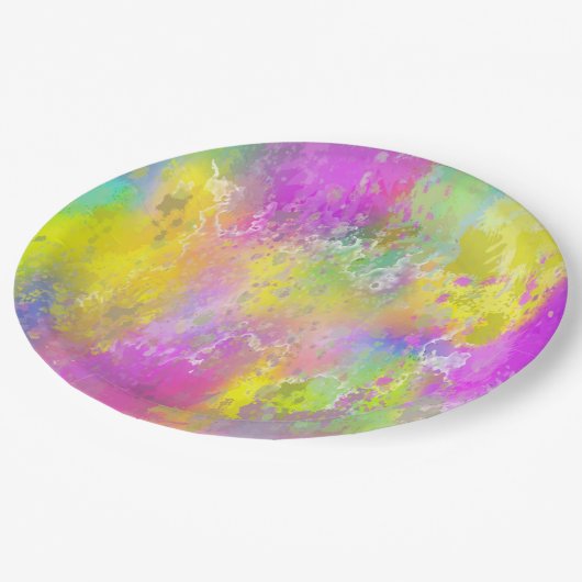 Colorful Abstract Art Paper Bord (Gekanteld)