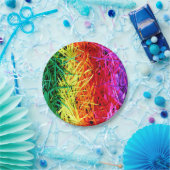 Colorful Abstract art Papieren Bordje (Feest)