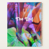 Colorful Abstract Art Planner (Achterkant)