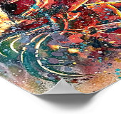 Colorful Abstract Art Print –Ignition No. 1 (Hoek)
