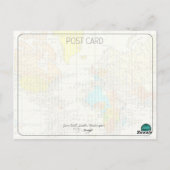 Colorful Abstract Art-Seattle's Gum Wall Postcard Briefkaart (Achterkant)