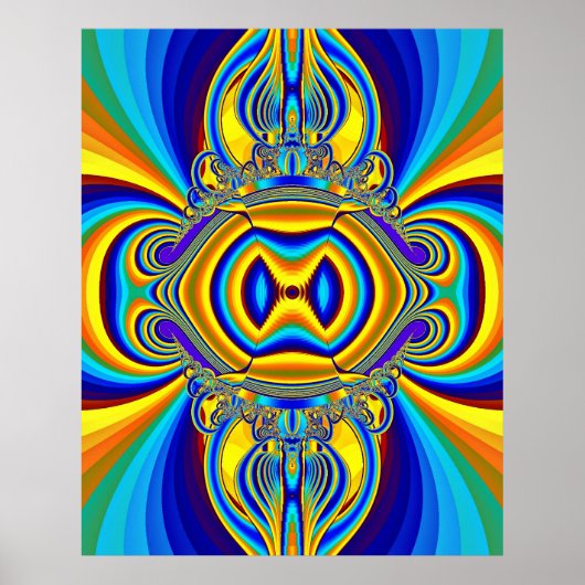 Colorful Abstract Background-14334 Poster (Voorkant)
