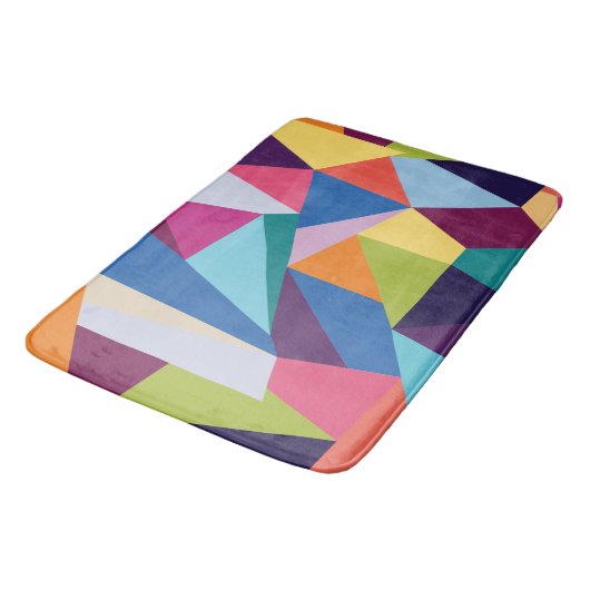 Colorful Abstract Bath Mat (Gekanteld)