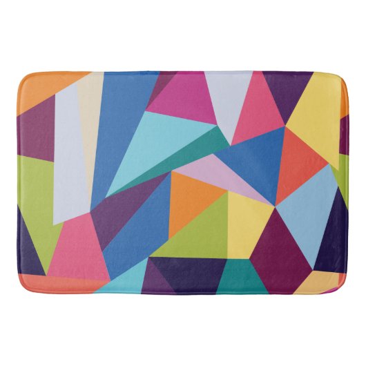 Colorful Abstract Bath Mat (Voorkant)