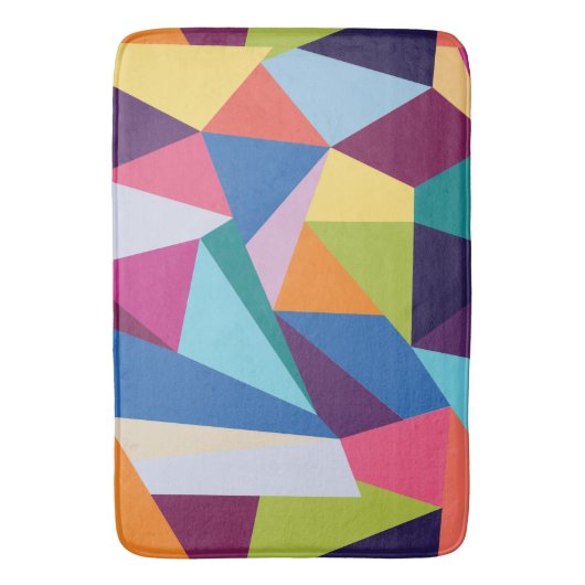 Colorful Abstract Bath Mat (Voorkant Verticaal)