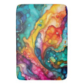 Colorful Abstract Bath Mat (Voorkant Verticaal)