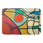 Colorful Abstract Bath Mat (Voorkant)