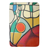 Colorful Abstract Bath Mat (Voorkant Verticaal)