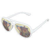 Colorful Abstract Beer Art Aviator Zonnebril (Gekanteld)