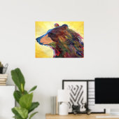 Colorful Abstract Beer Art Poster (Thuiskantoor)